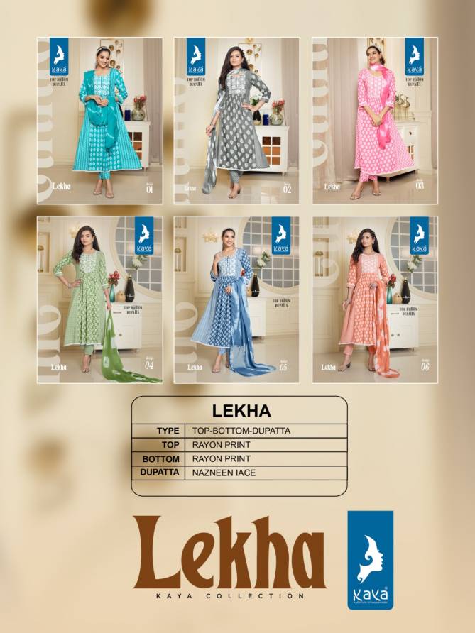 Kaya Lekha Designer Readymade Suits Catalog
